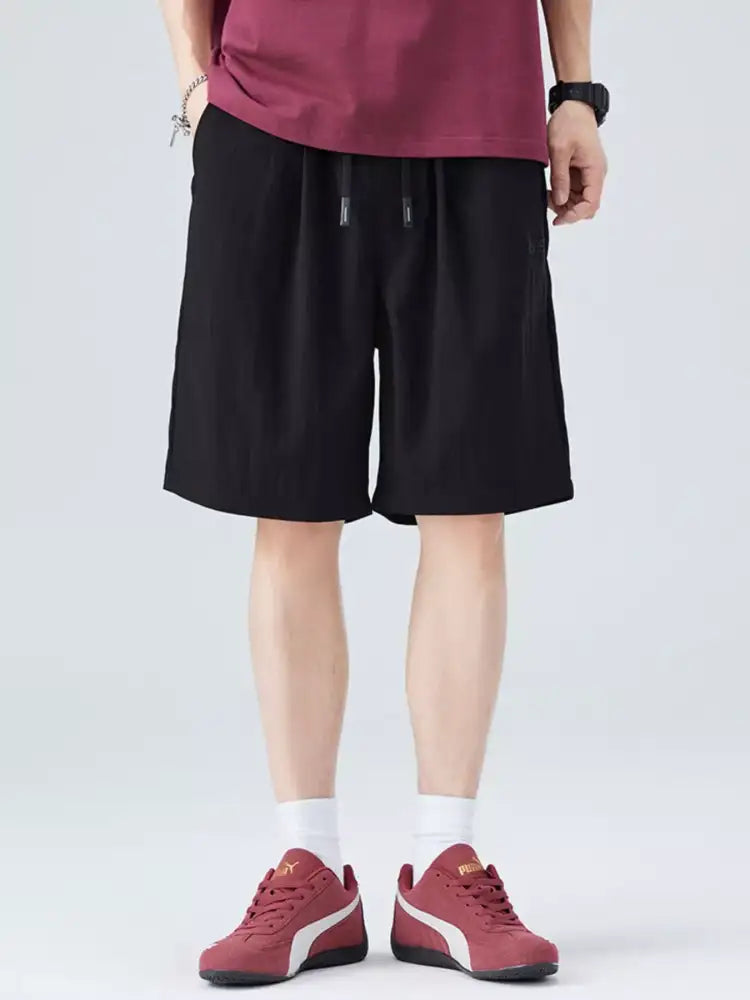 Men’s Plus Size Casual Drawstring Lightweight Shorts