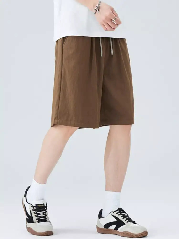 Men’s Plus Size Casual Drawstring Lightweight Shorts