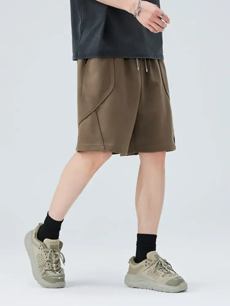 Men’s Plus Size Casual Drawstring Shorts