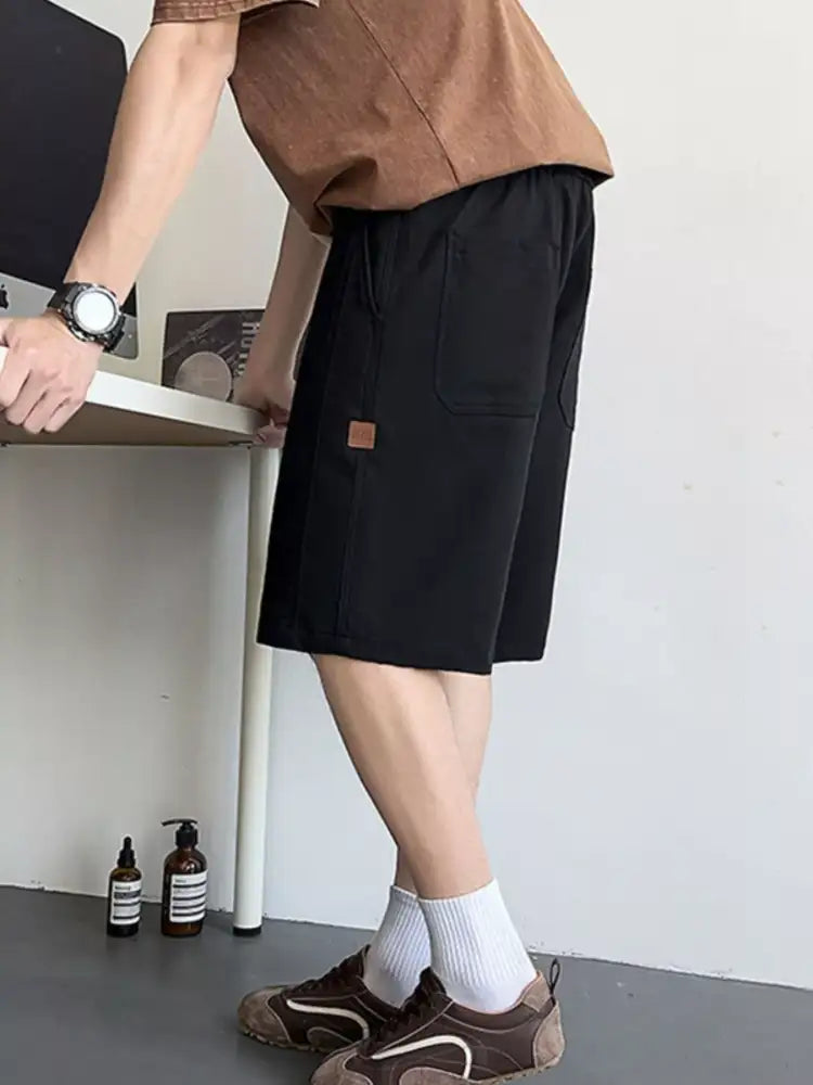 Men’s Plus Size Casual Drawstring Shorts