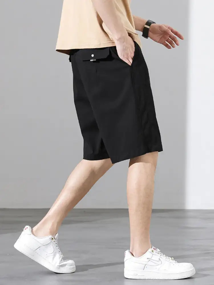 Men’s Plus Size Casual Drawstring Shorts