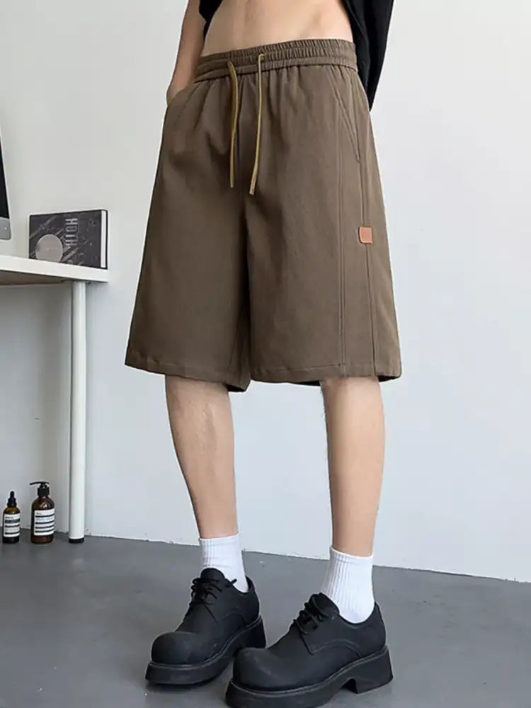 Men’s Plus Size Casual Drawstring Shorts