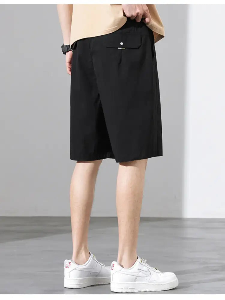 Men’s Plus Size Casual Drawstring Shorts