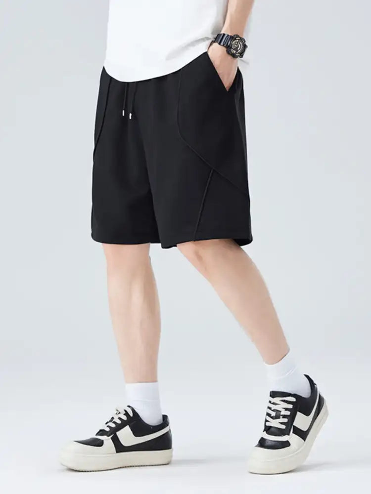 Men’s Plus Size Casual Drawstring Shorts