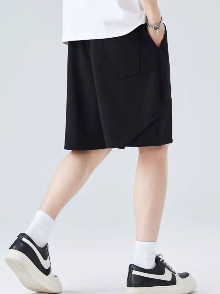 Men’s Plus Size Casual Drawstring Shorts