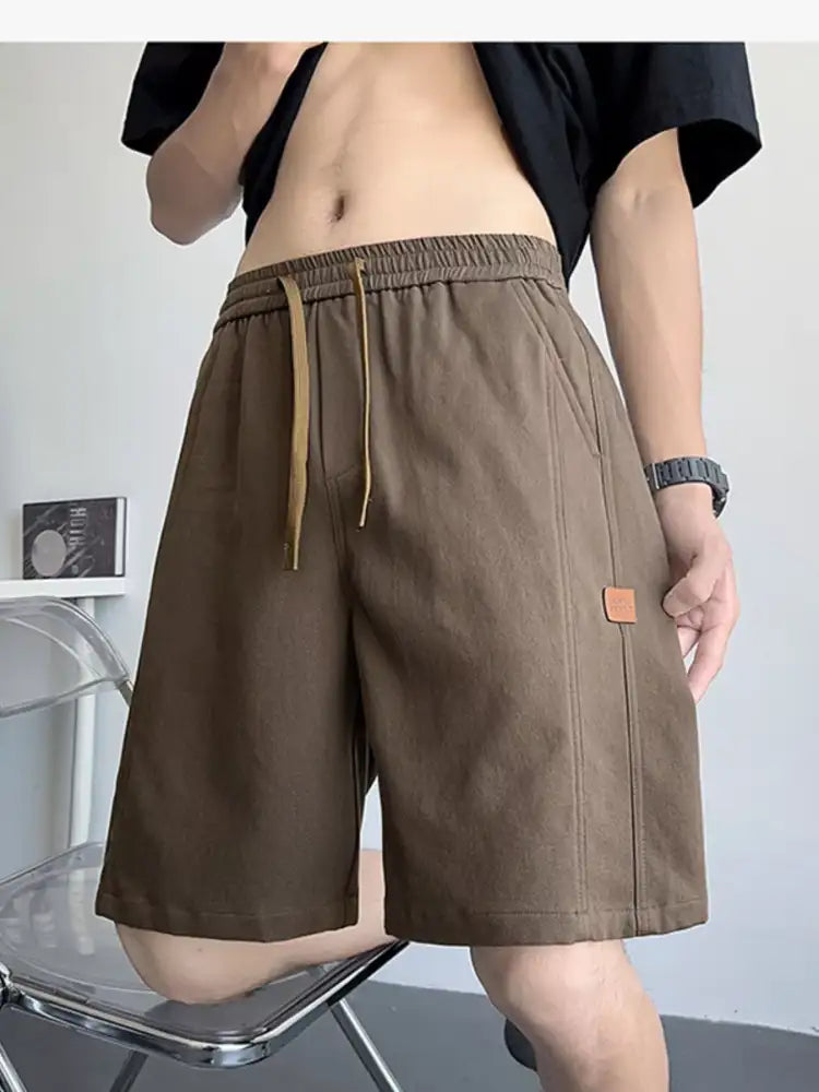 Men’s Plus Size Casual Drawstring Shorts