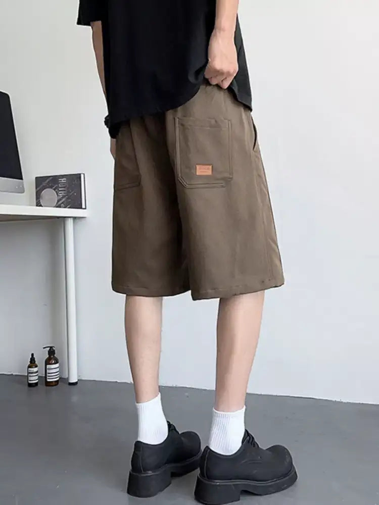Men’s Plus Size Casual Drawstring Shorts