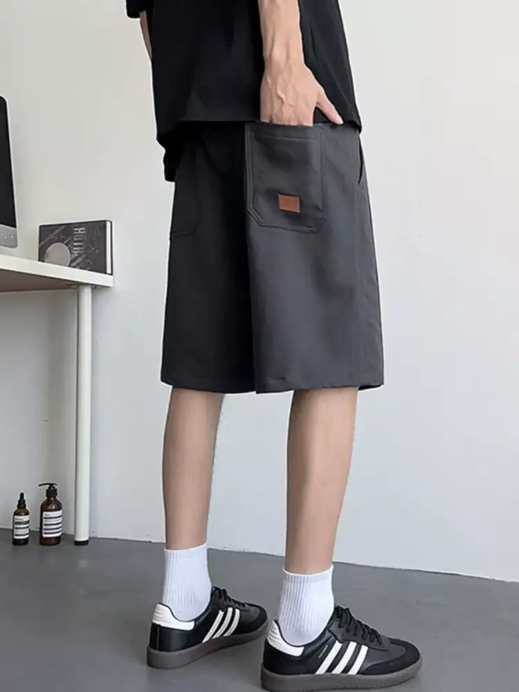 Men’s Plus Size Casual Drawstring Shorts