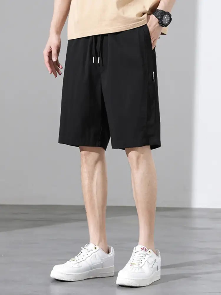 Men’s Plus Size Casual Drawstring Shorts