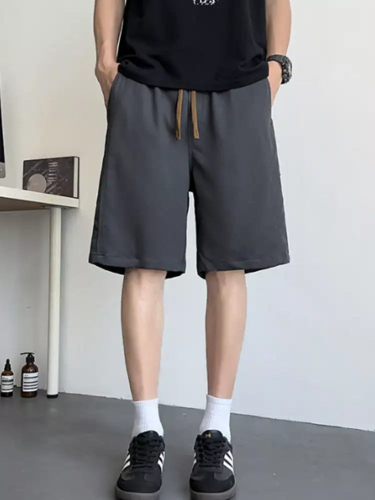 Men’s Plus Size Casual Drawstring Shorts