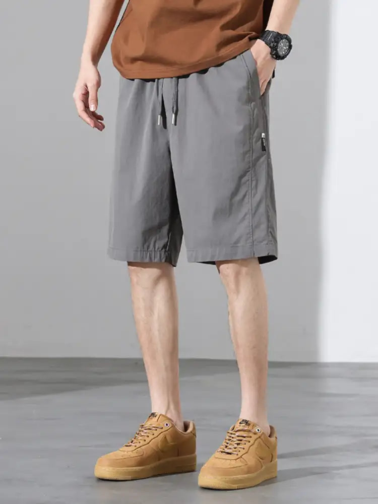 Men’s Plus Size Casual Drawstring Shorts