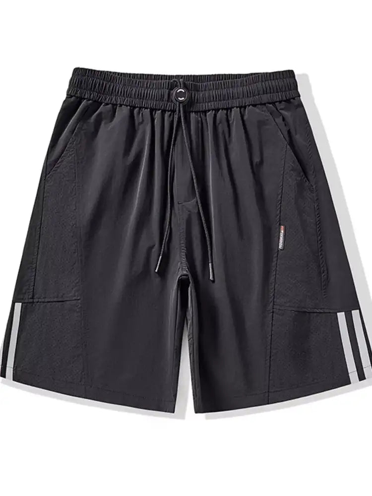 Men’s Plus Size Casual Striped Shorts