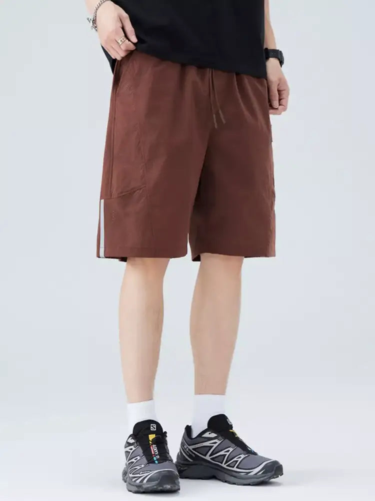 Men’s Plus Size Casual Striped Shorts
