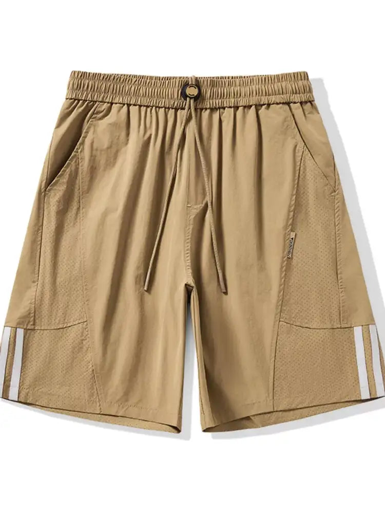 Men’s Plus Size Casual Striped Shorts