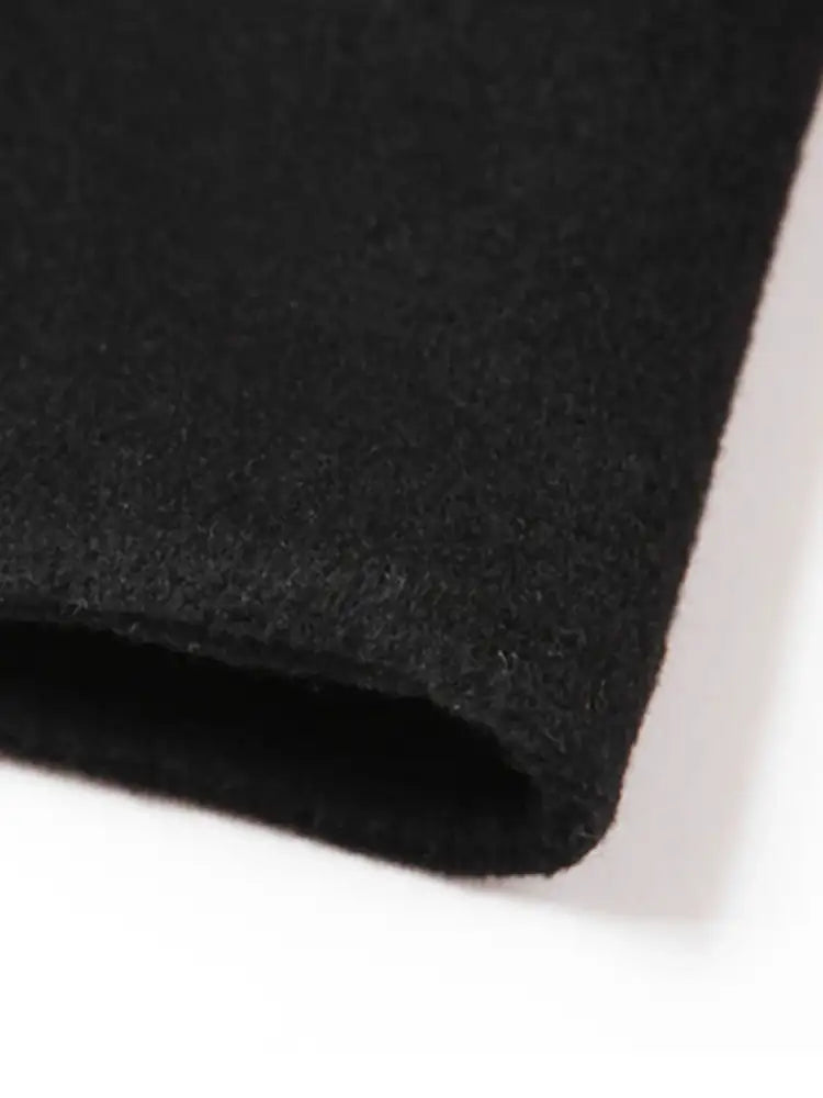 Men’s Plus Size Double-Breasted Longline Coat