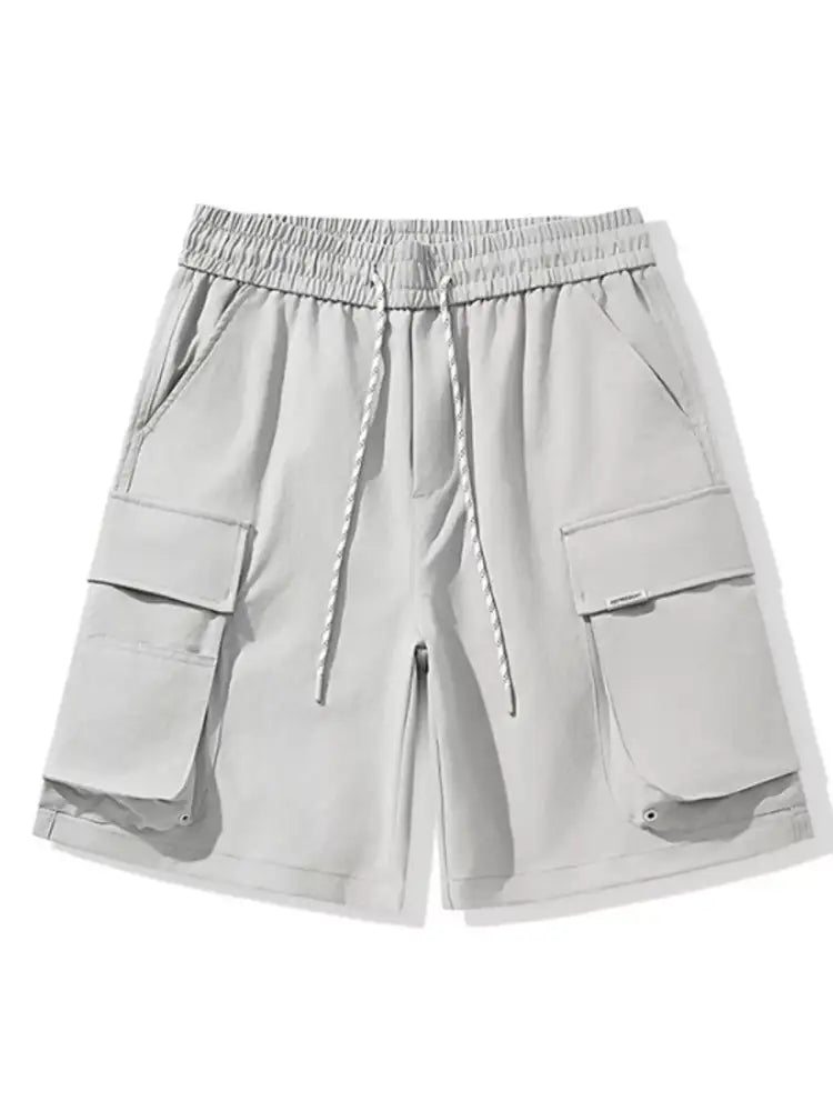 Men’s Plus Size Drawstring Cargo Shorts