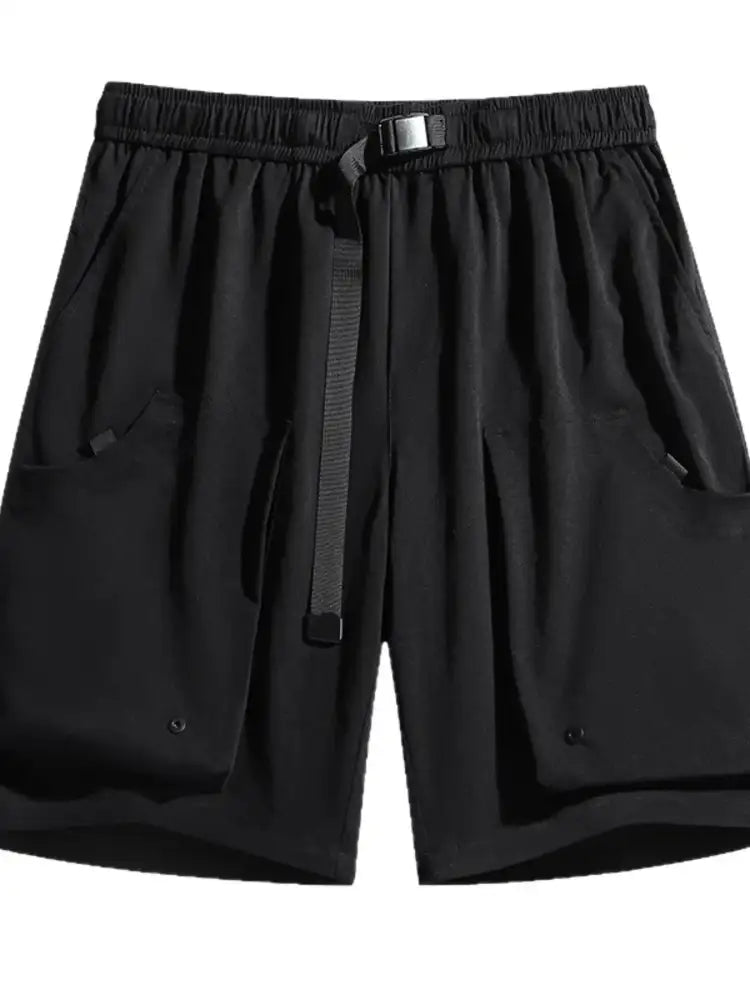 Men’s Plus Size Drawstring Cargo Shorts