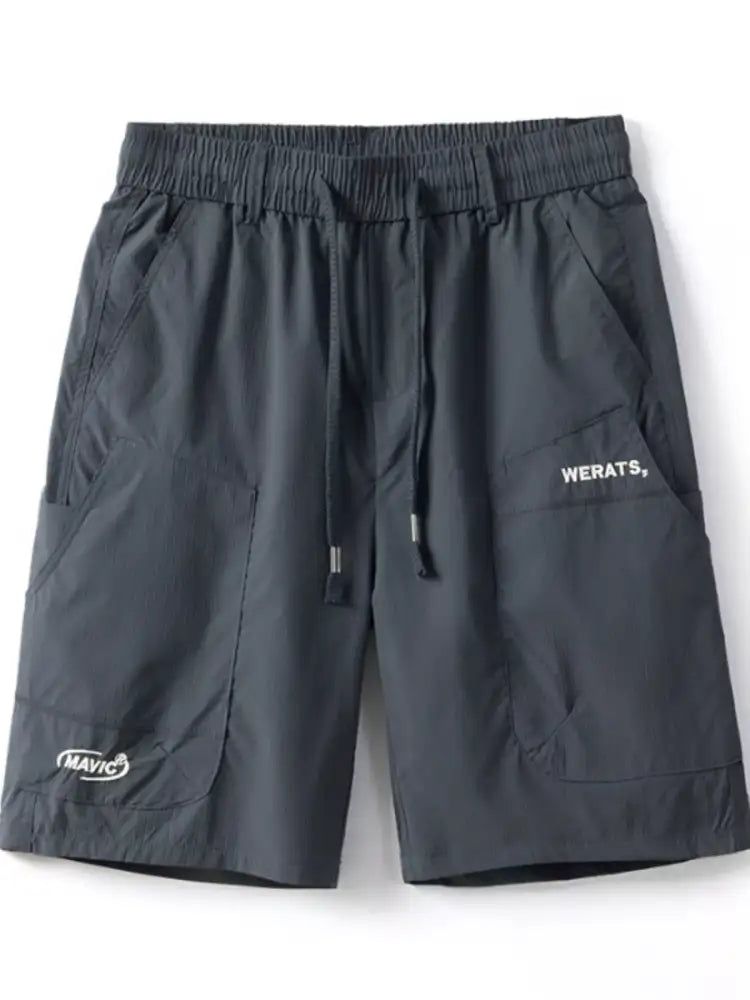 Men’s Plus Size Drawstring Cargo Shorts