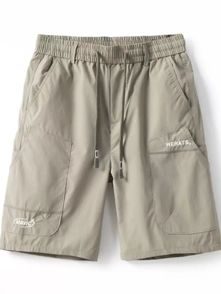 Men’s Plus Size Drawstring Cargo Shorts