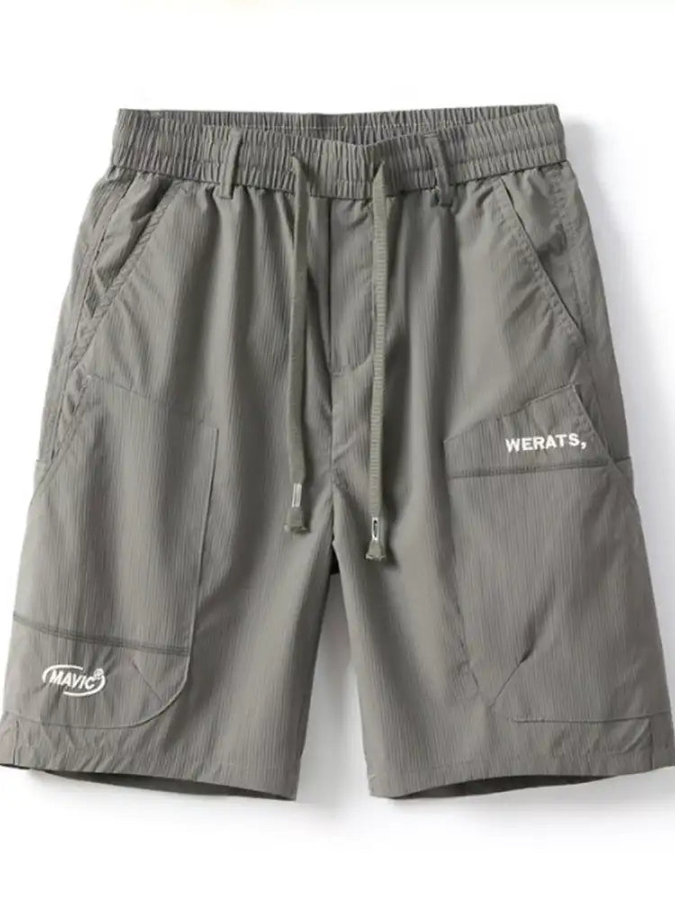 Men’s Plus Size Drawstring Cargo Shorts