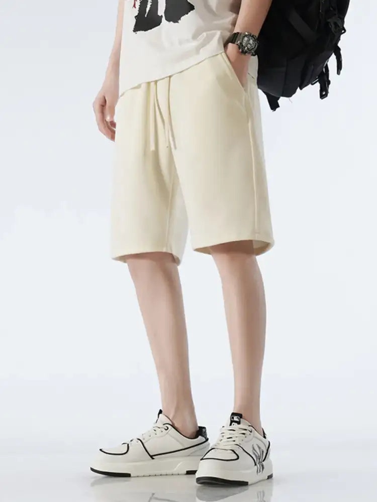 Men’s Plus Size Drawstring Casual Shorts