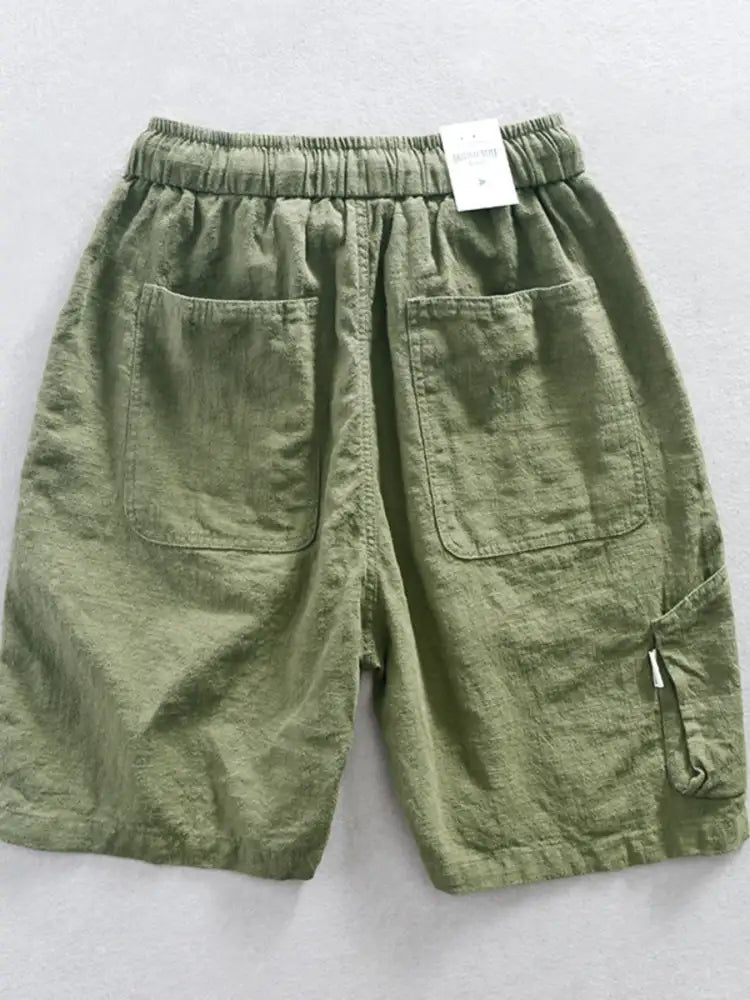 Men’s Plus Size Drawstring Casual Shorts