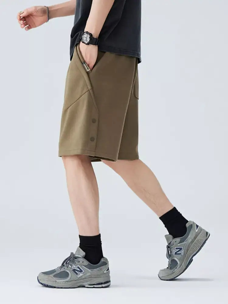 Men’s Plus Size Drawstring Casual Shorts