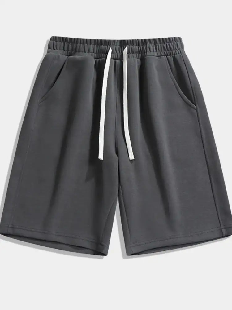 Men’s Plus Size Drawstring Casual Shorts