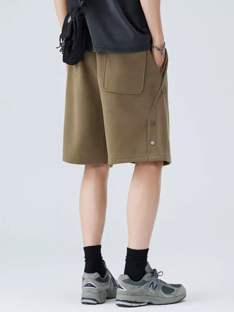 Men’s Plus Size Drawstring Casual Shorts