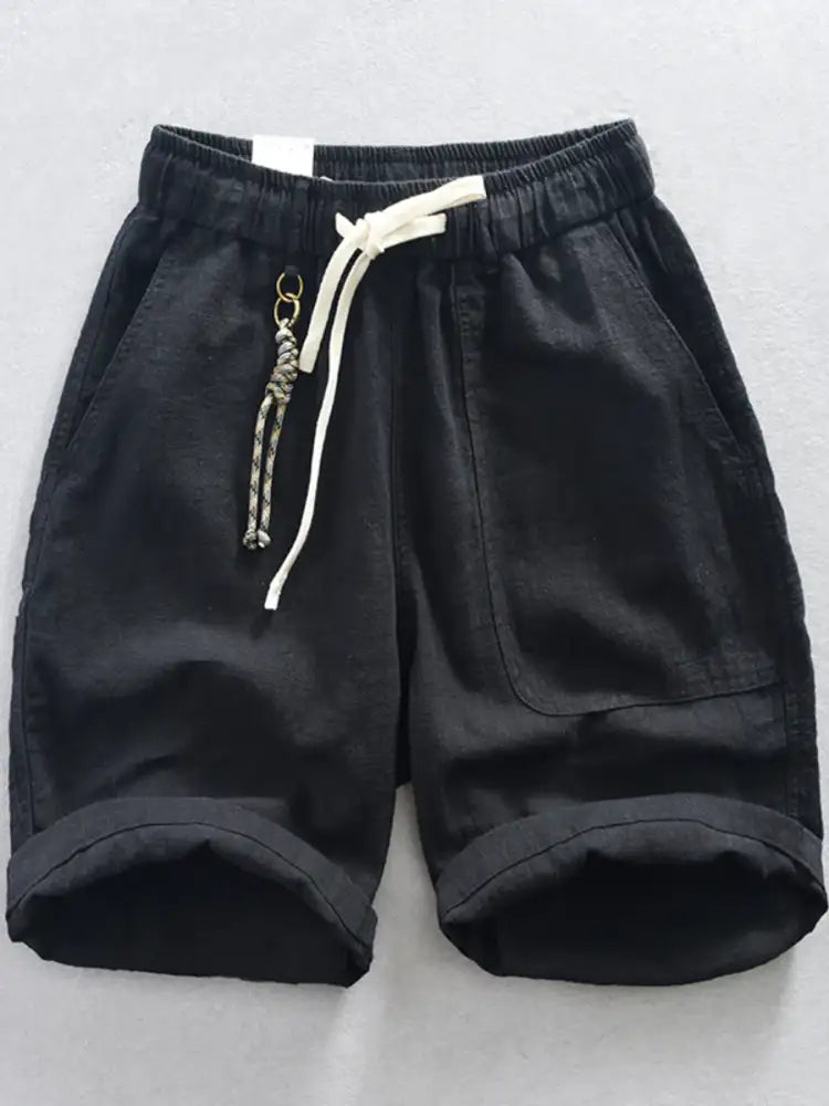 Men’s Plus Size Drawstring Casual Shorts
