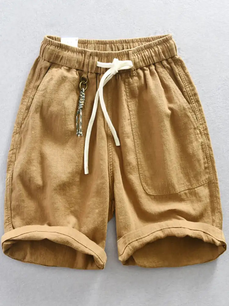 Men’s Plus Size Drawstring Casual Shorts