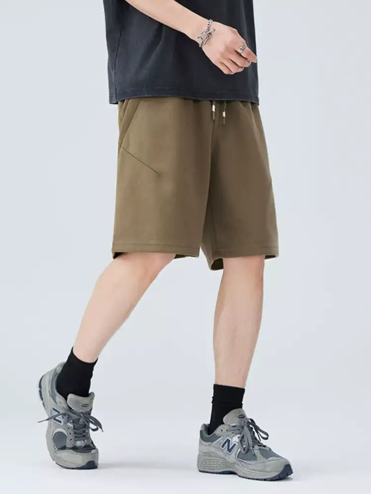 Men’s Plus Size Drawstring Casual Shorts