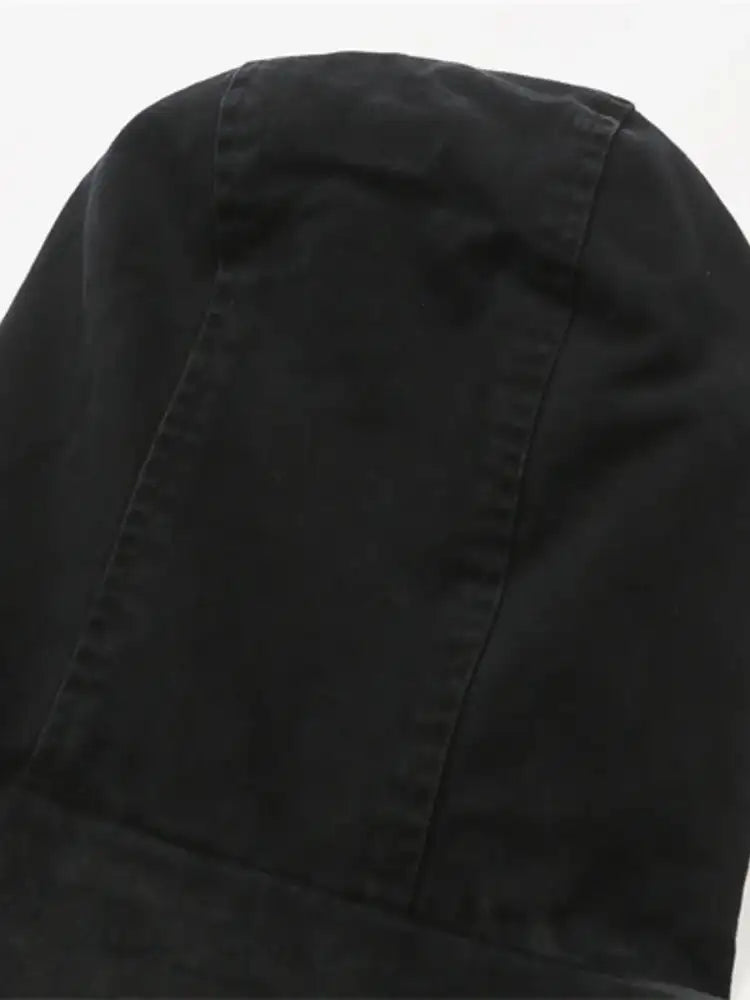 Men’s Plus Size Drawstring Long Sleeve Jacket