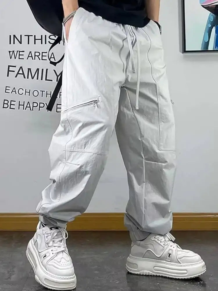 Men’s Plus Size Drawstring Loose Fit Pants