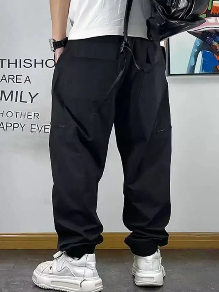 Men’s Plus Size Drawstring Loose Fit Pants