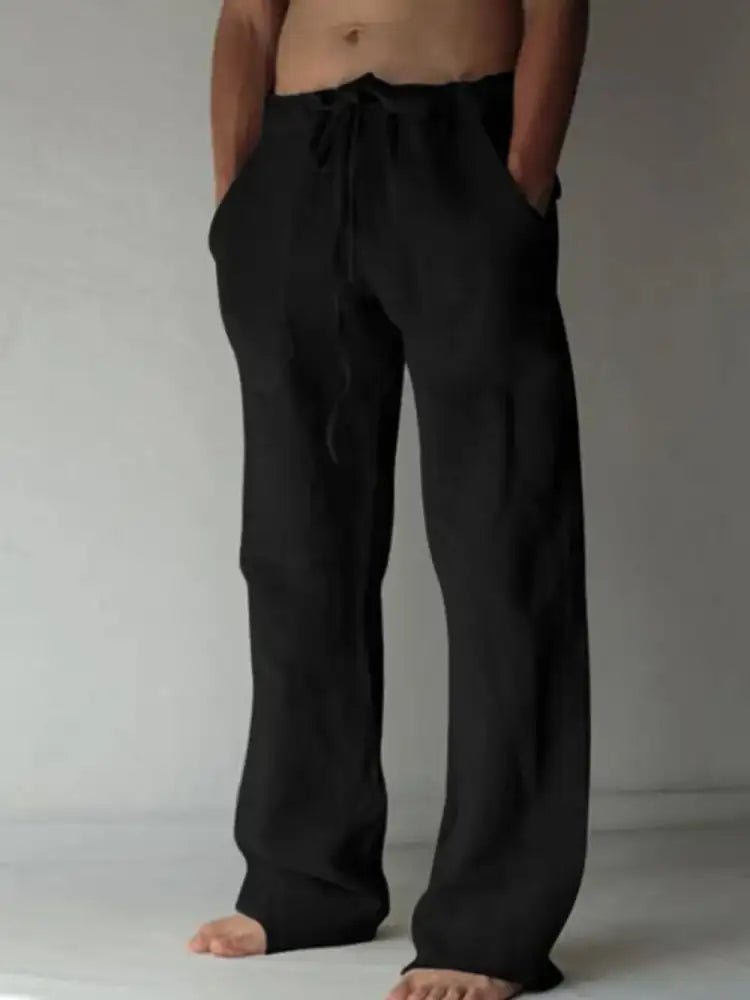 Men’s Plus Size Drawstring Loose Fit Pants