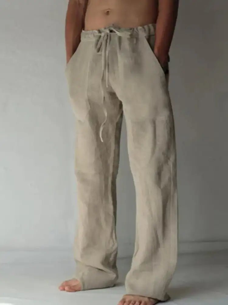 Men’s Plus Size Drawstring Loose Fit Pants