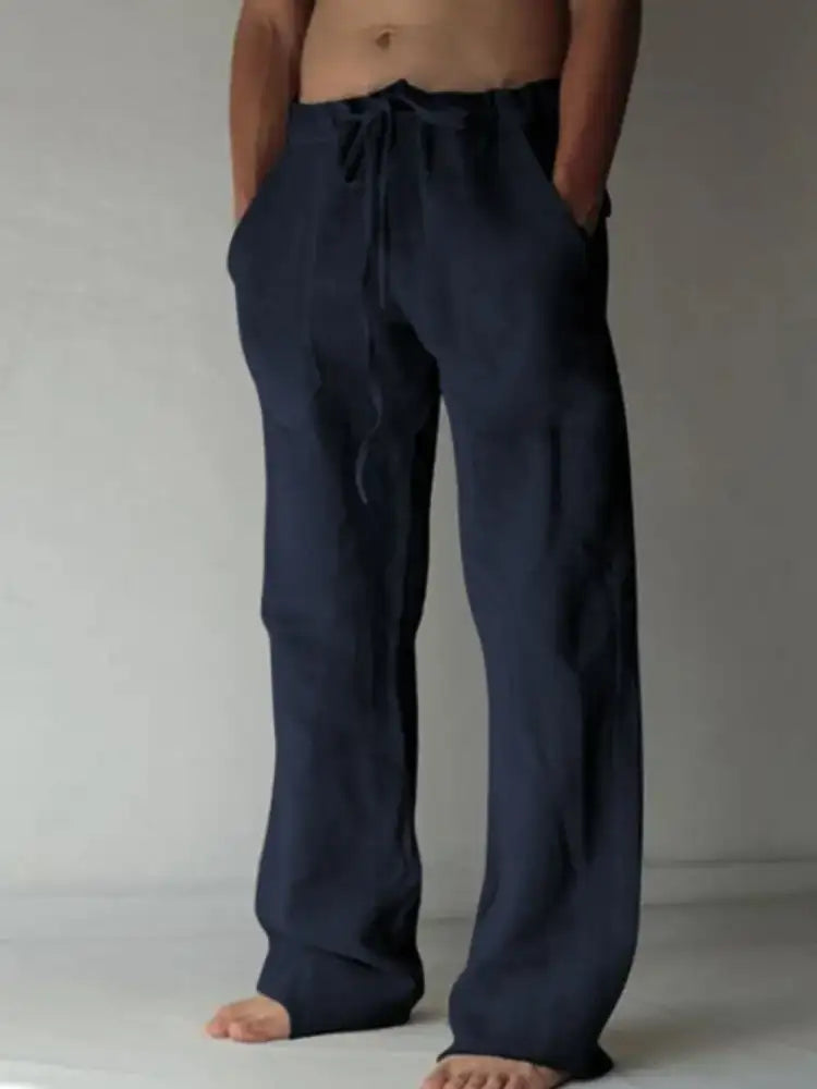 Men’s Plus Size Drawstring Loose Fit Pants