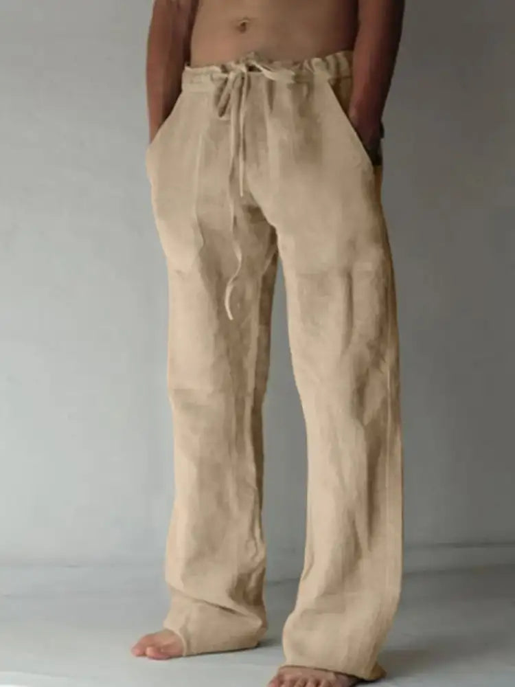 Men’s Plus Size Drawstring Loose Fit Pants