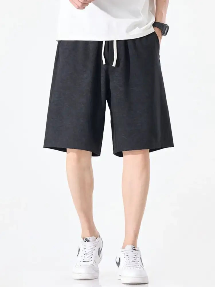 Men’s Plus Size Drawstring Loose Fit Shorts
