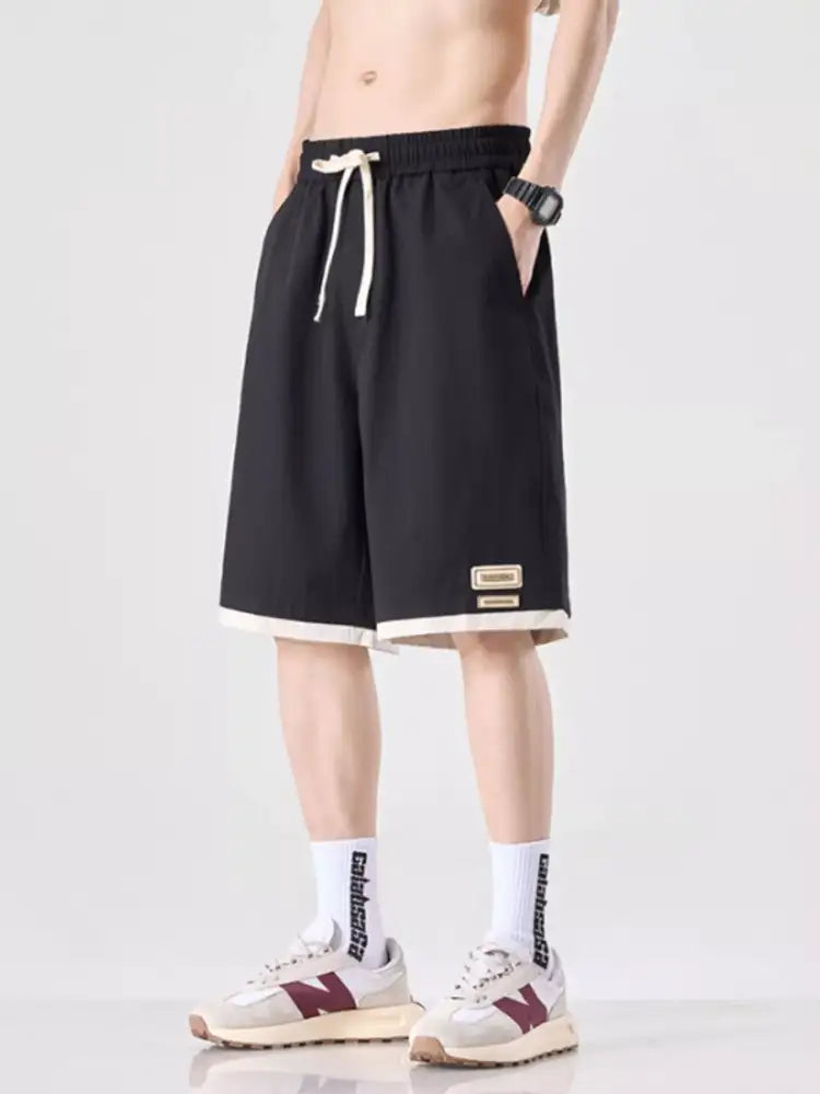 Men’s Plus Size Drawstring Loose Fit Shorts