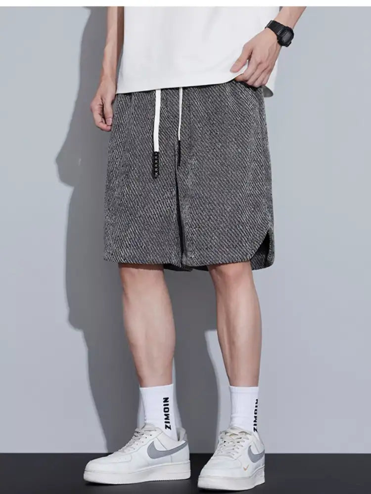 Men’s Plus Size Drawstring Loose Fit Shorts