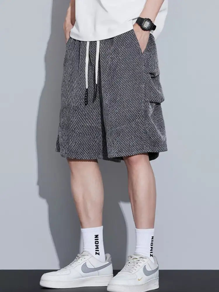 Men’s Plus Size Drawstring Loose Fit Shorts