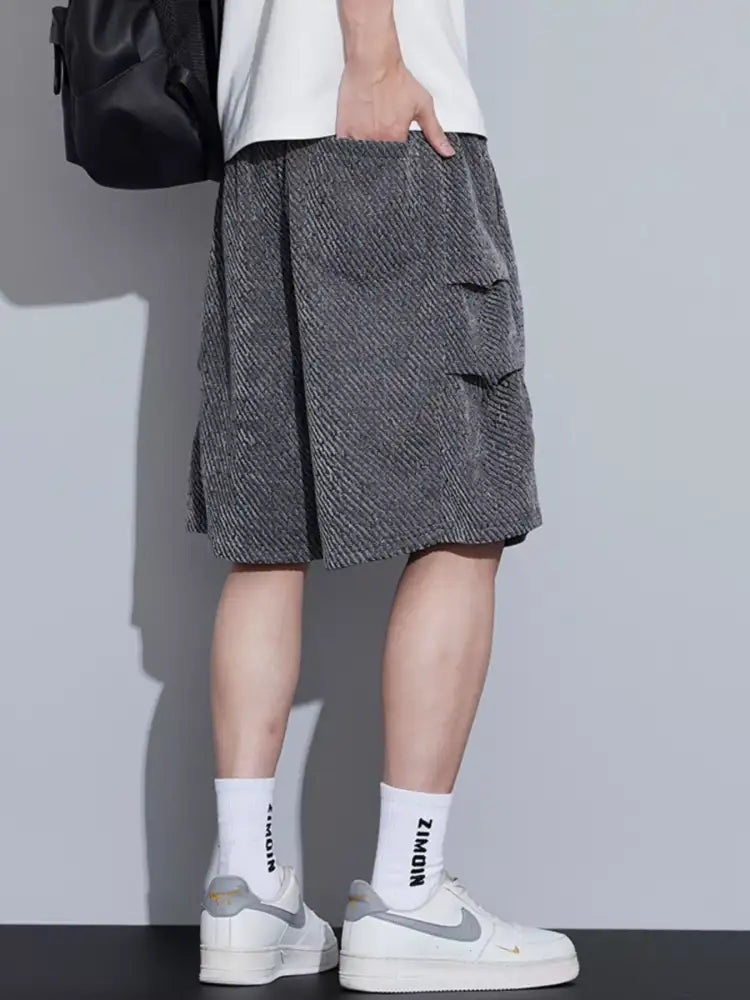 Men’s Plus Size Drawstring Loose Fit Shorts