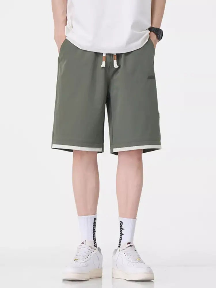 Men’s Plus Size Drawstring Loose Fit Shorts