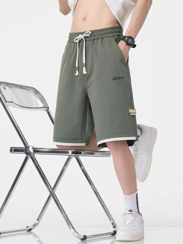 Men’s Plus Size Drawstring Loose Fit Shorts