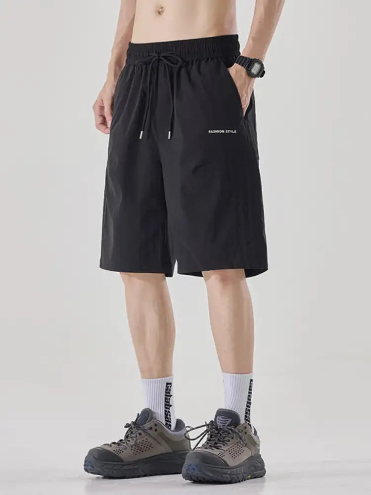 Men’s Plus Size Drawstring Loose Fit Shorts