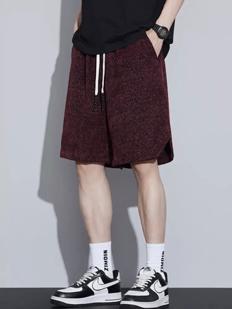 Men’s Plus Size Drawstring Loose Fit Shorts