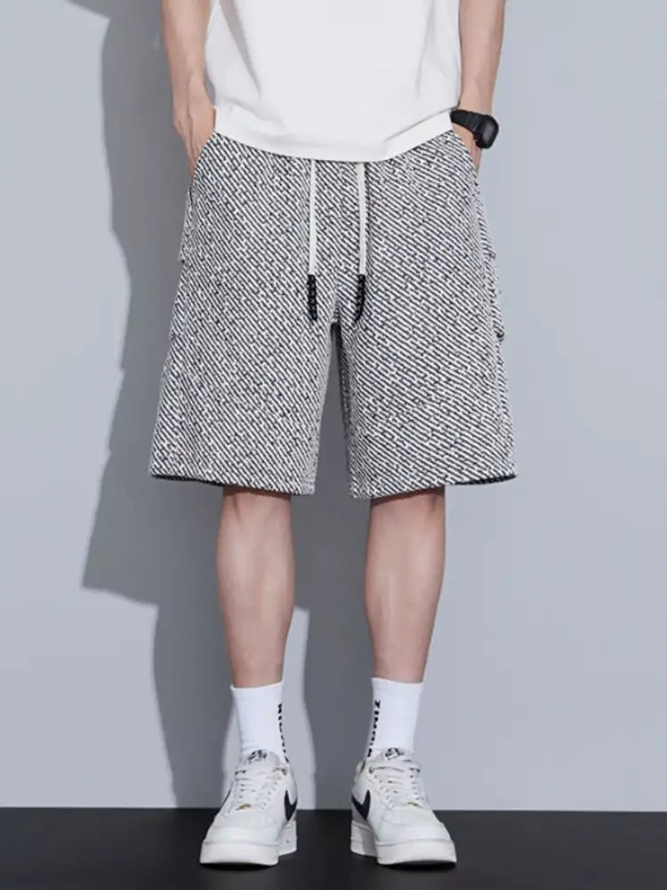 Men’s Plus Size Drawstring Loose Fit Shorts