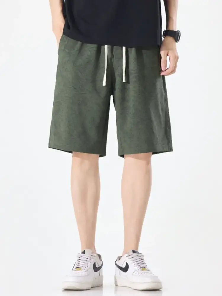 Men’s Plus Size Drawstring Loose Fit Shorts